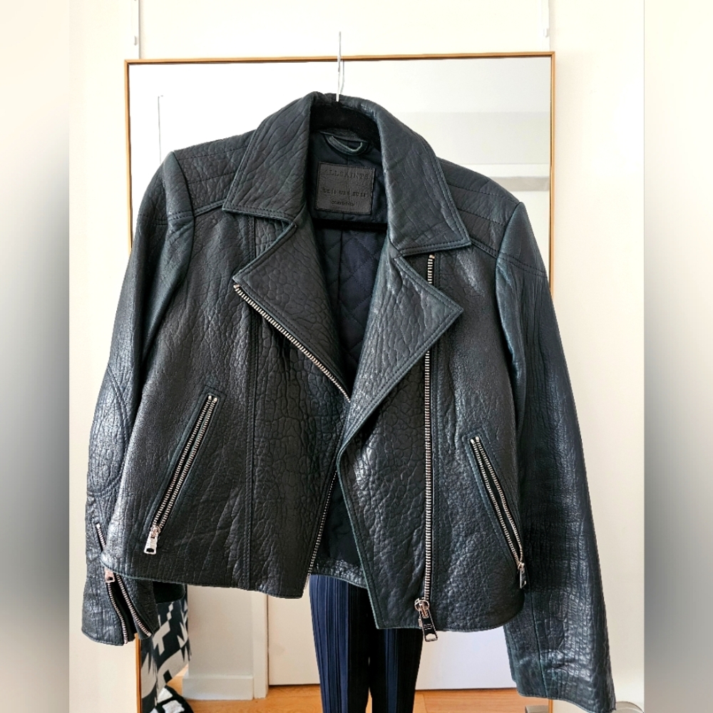 All Saints Pataya Biker leather jacket, medium
